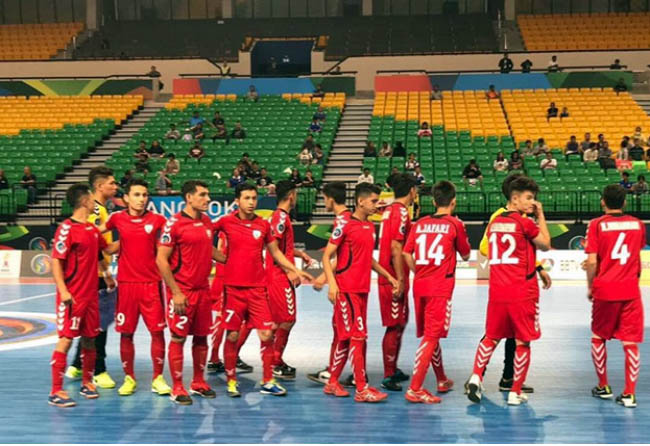 پیروزی تیم فوتسال افغانستان در برابر بحرین